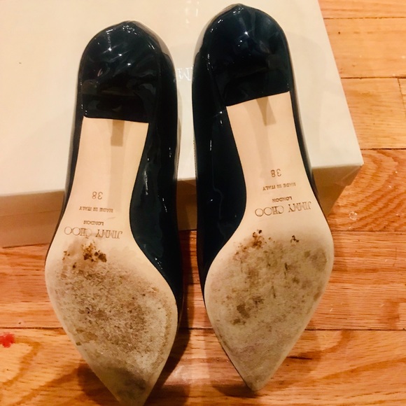Jimmy choo navy patent aurora pumps - Picture 7 of 8